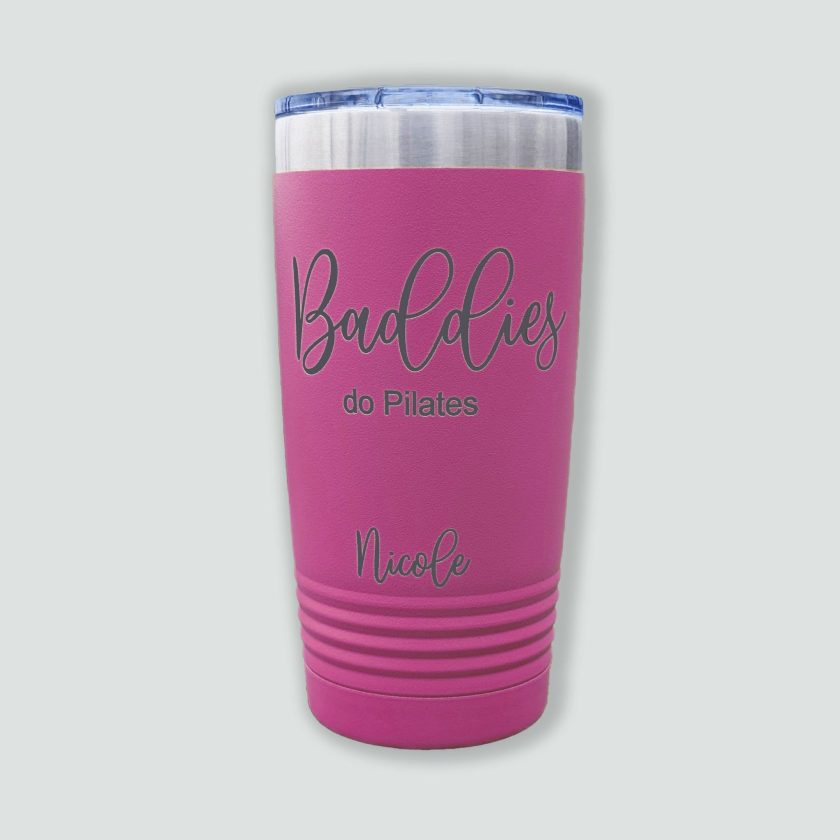 Baddies Do Pilates - Personalized Tumbler - Image 2
