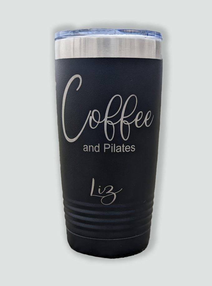 Coffee And Pilates - Personalized Tumbler