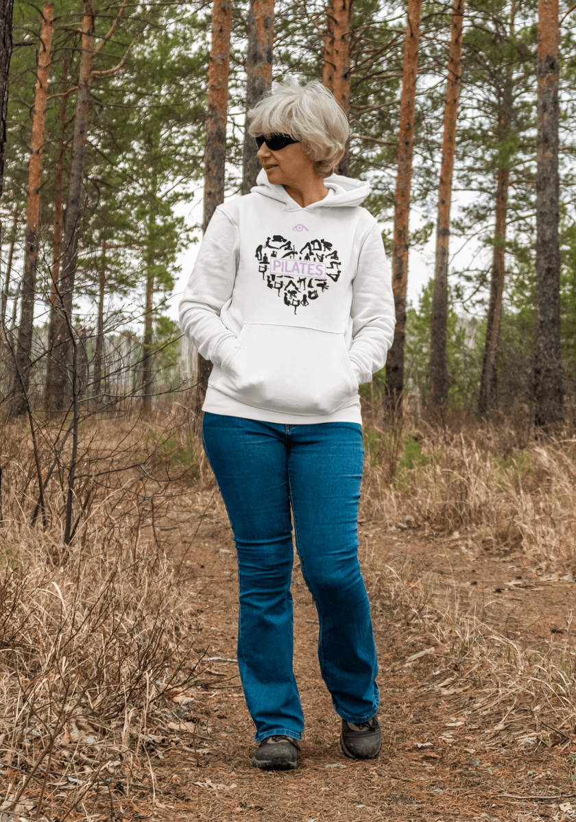 I Love Pilates Sweatshirt (White) - Image 2