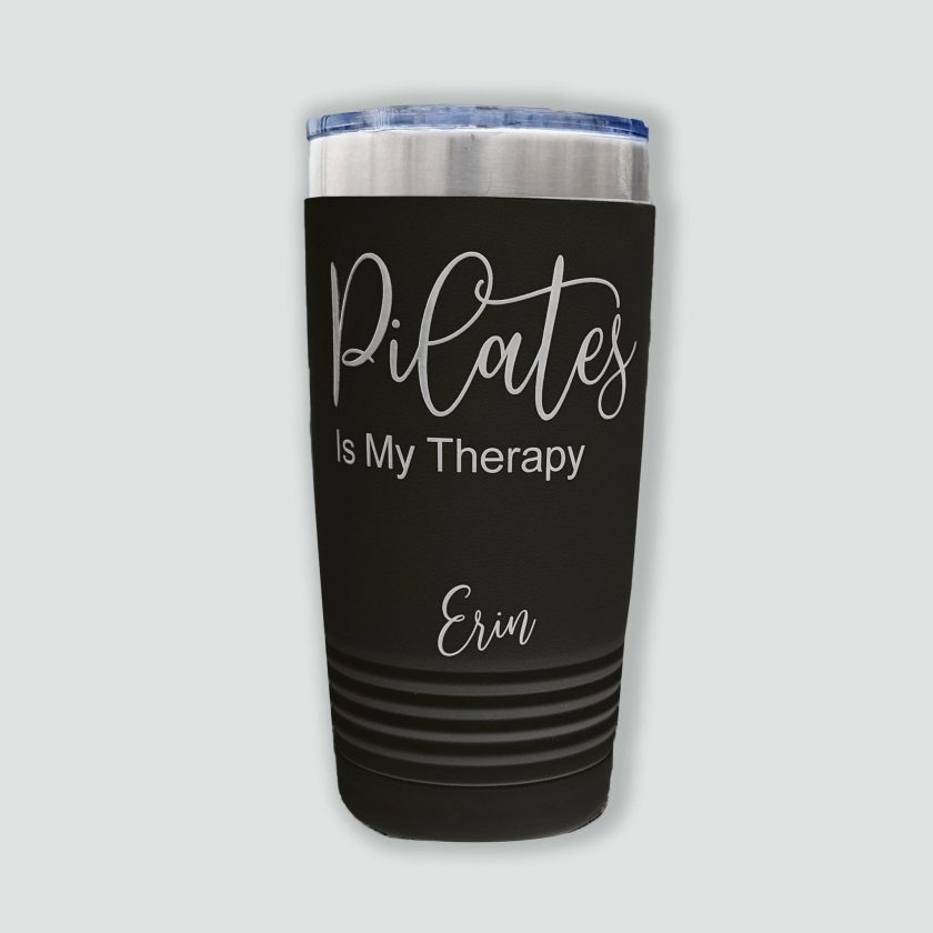 Pilates Is My Therapy - Personalized Tumbler - Image 4