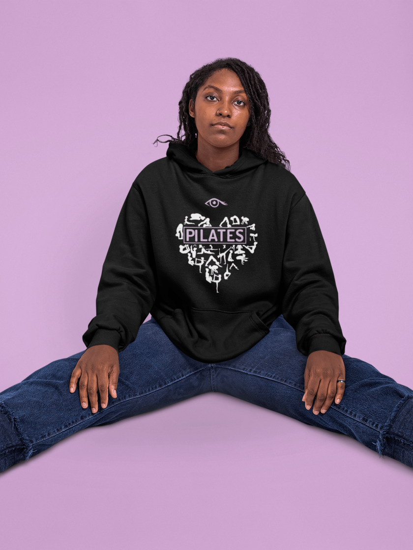 I Love Pilates Sweatshirt (Black) - Image 2
