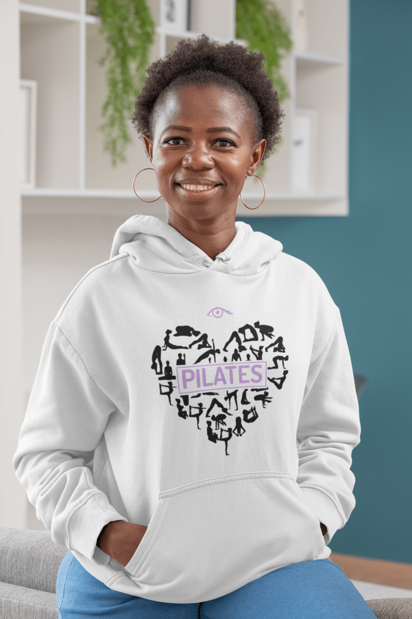 I Love Pilates Sweatshirt (White) - Image 3
